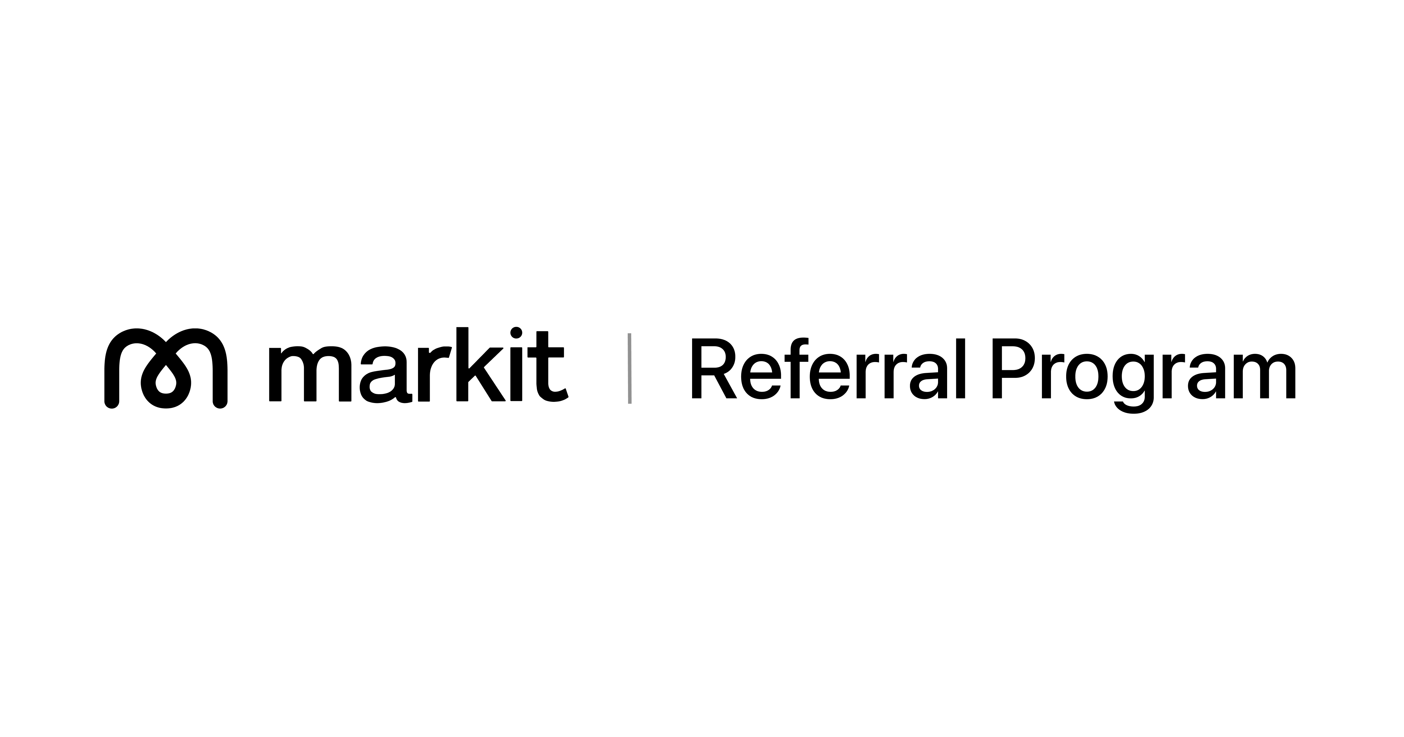 Markit Referral Program graphic